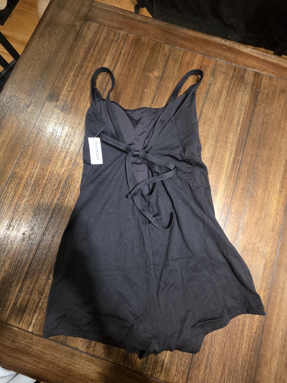 Old Navy Black Women's Swim  Romper - Picture 2 of 2